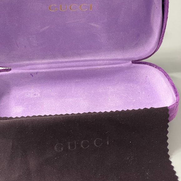 GUCCI⚡Navy Blue Cat Eye GG 3155 Gradient Lens Sunglasses W/Case - Picture 2 of 13